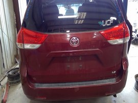 2014 TOYOTA SIENNA, BURGUNDY, LE MODEL, 3.5L, AT, FWD,   Z26373